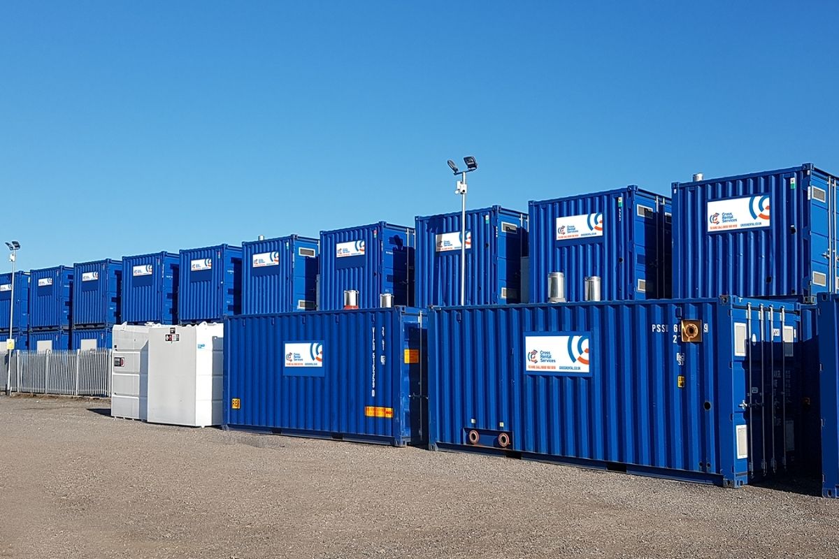 CRS engineers commissioning a packaged chiller