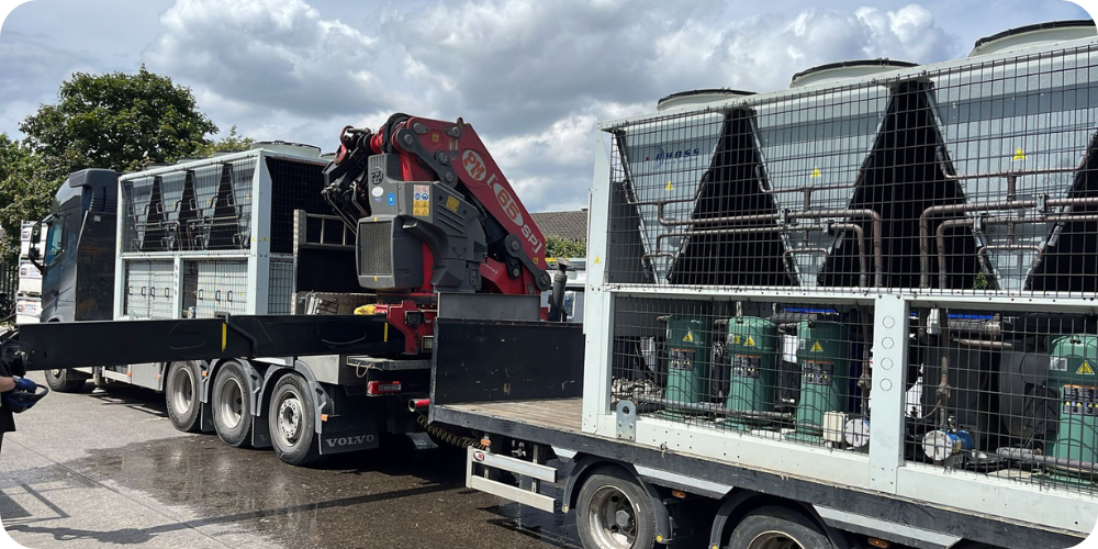 Chillers for long-term chiller hire contract
