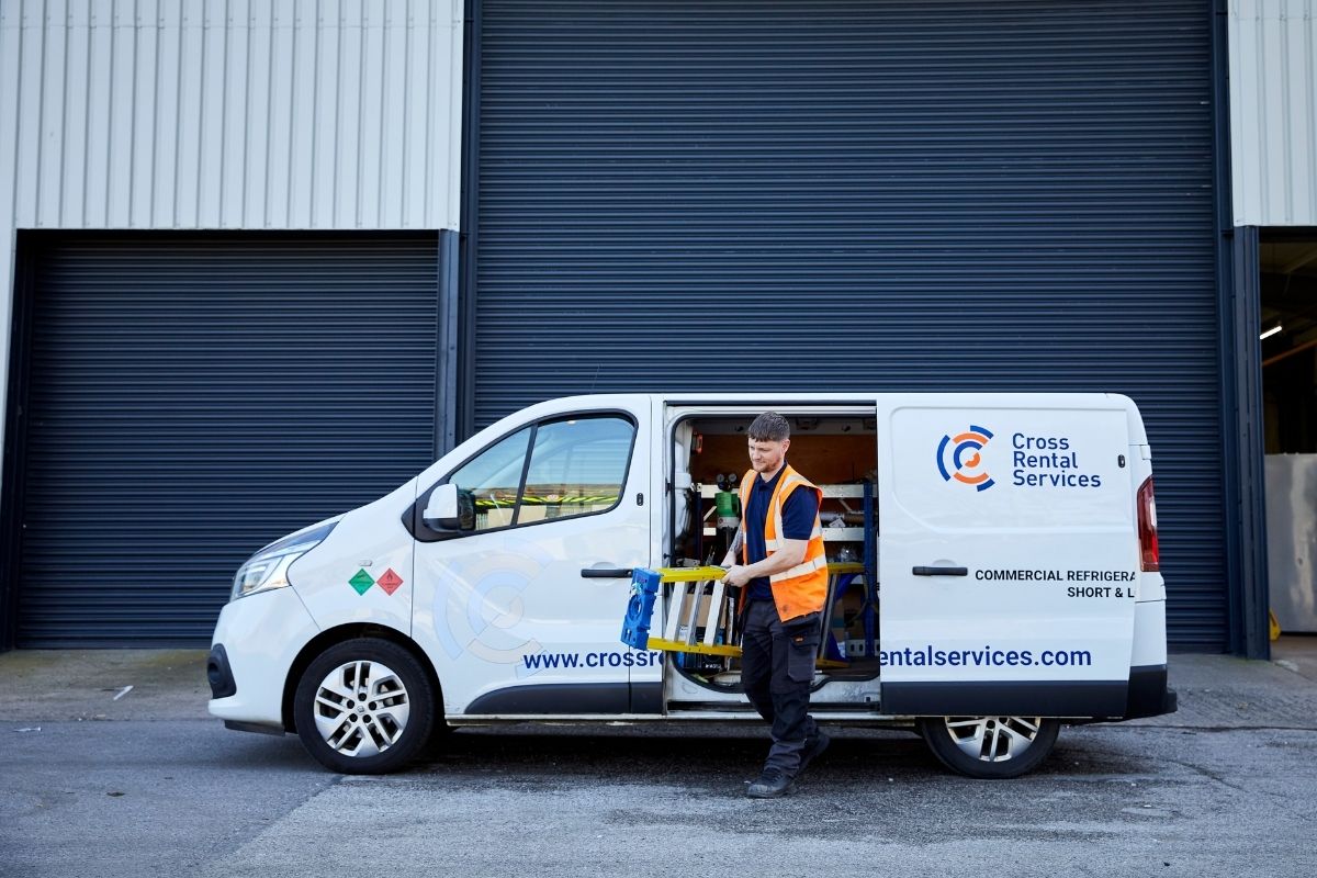 CRS van with engineer