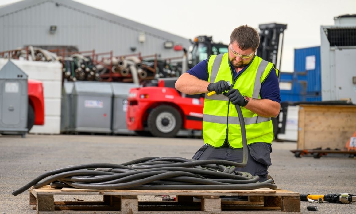 CRS engineer working in Andover yard