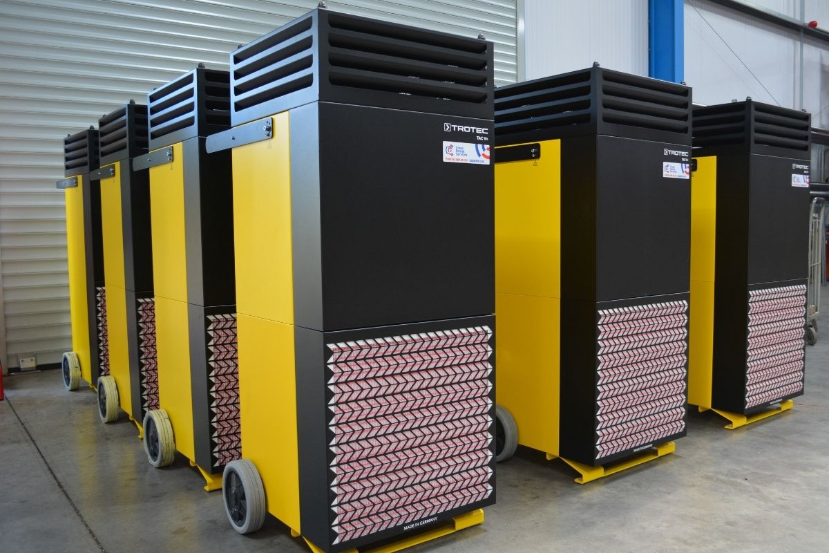 CRS packaged chiller on site