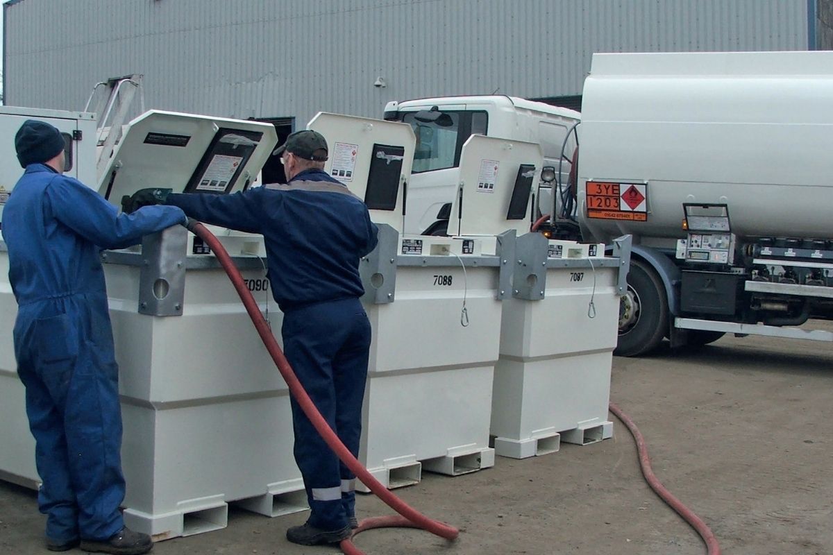 CRS packaged chiller on site