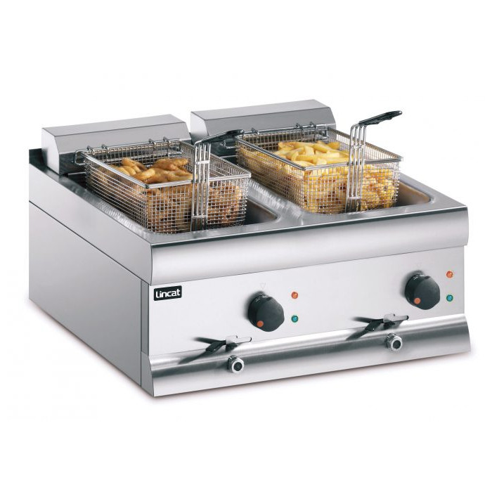 Twin Tank Countertop Electric Fryer