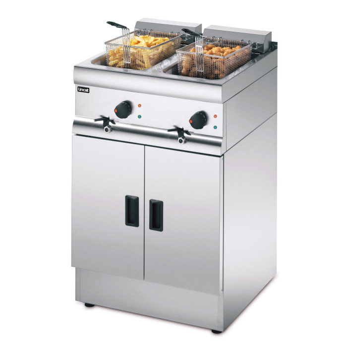 Free Standing Twin Tank Electric Fryer