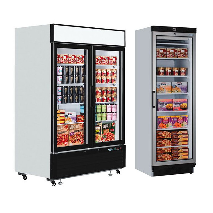 Upright Glass Door Freezers