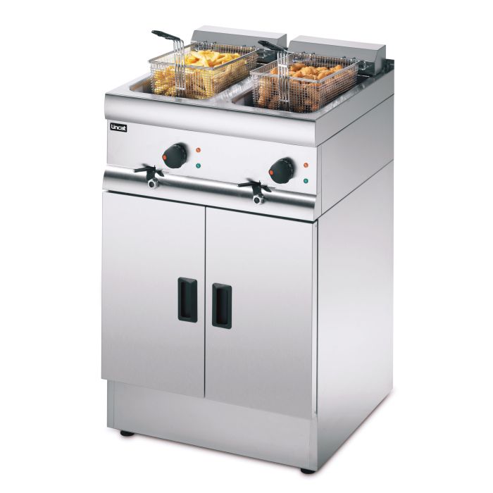 Free Standing Twin Tank Electric Fryer