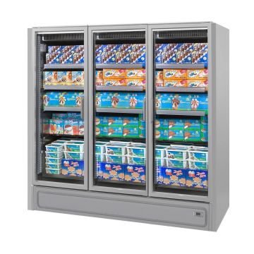 Valzer Glass Door Freezer - 3 Door