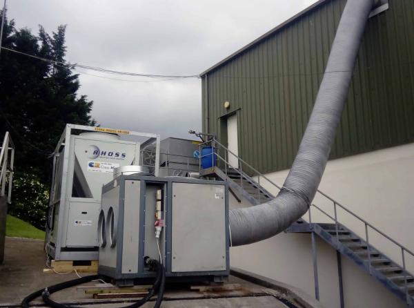 Mobile Cooling Solution For Irish Duck Company – 150 kW Chiller Hire