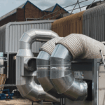 Overhead Ducting for Air Conditioning Over a Production Line
